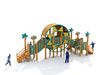 Wooden Slide Large Playground Equipment 