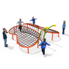 Amusement Park Equipment Kids Custom Climbing Net Structure Small Outdoor Playground 