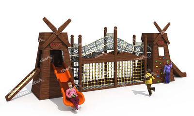 Wooden Climbing Net Outdoor Playground Non-standard Customization